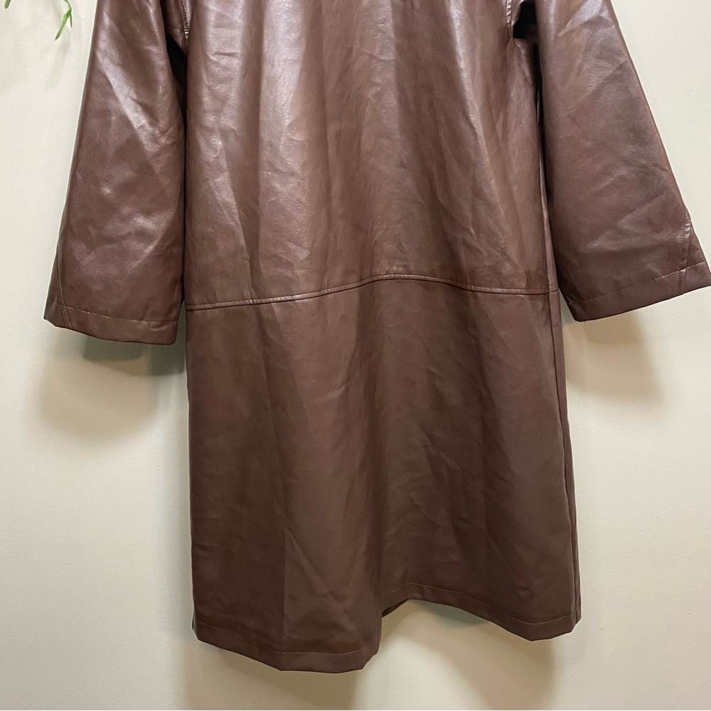 Princess Polly Brown Trench Coat - Picture 11 of 13